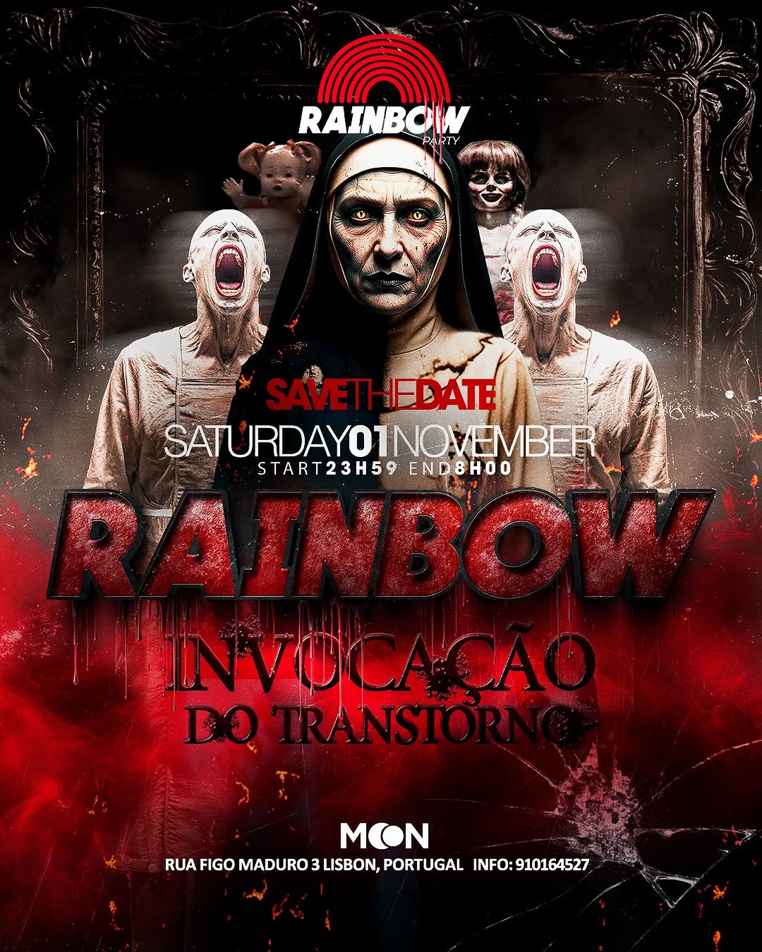 🌈 Rainbow Party , Halloween